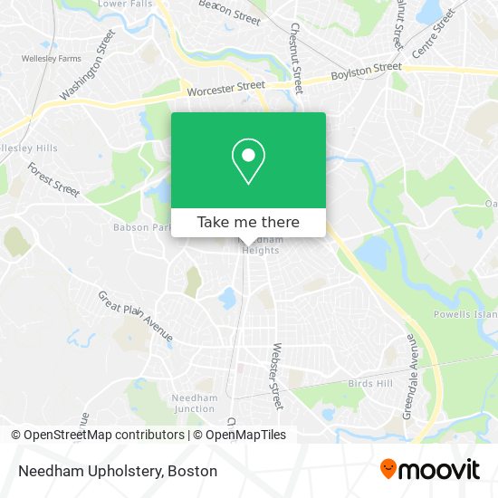 Needham Upholstery map