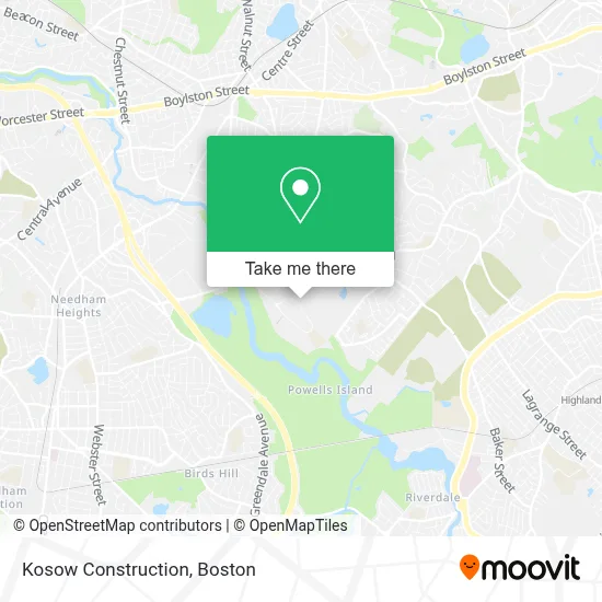 Kosow Construction map