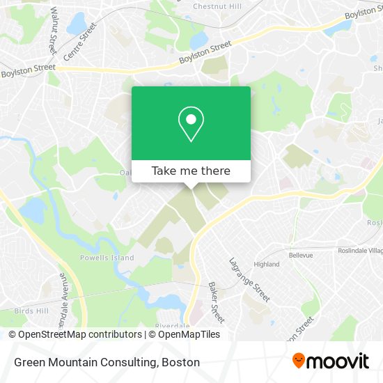 Green Mountain Consulting map