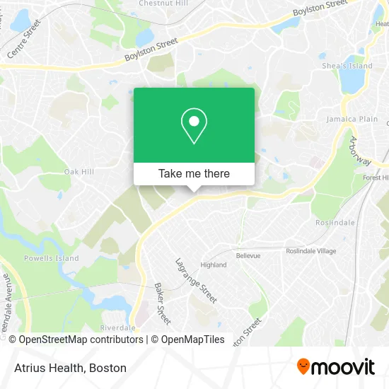 Atrius Health map