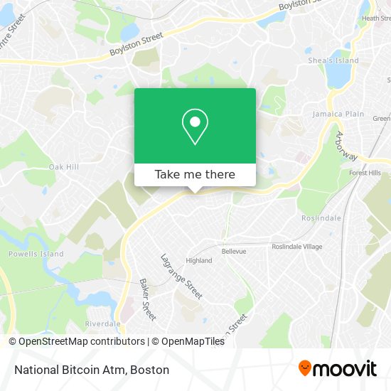 Mapa de National Bitcoin Atm