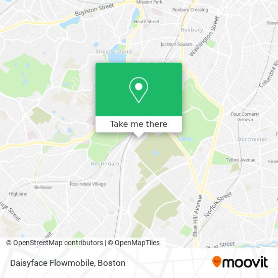 Daisyface Flowmobile map