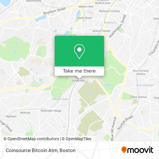 Coinsource Bitcoin Atm map