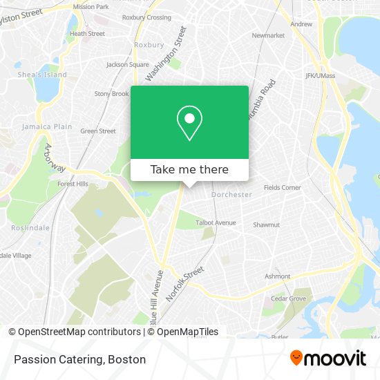 Passion Catering map