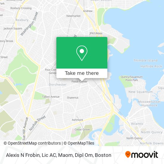 Mapa de Alexis N Frobin, Lic AC, Maom, Dipl Om