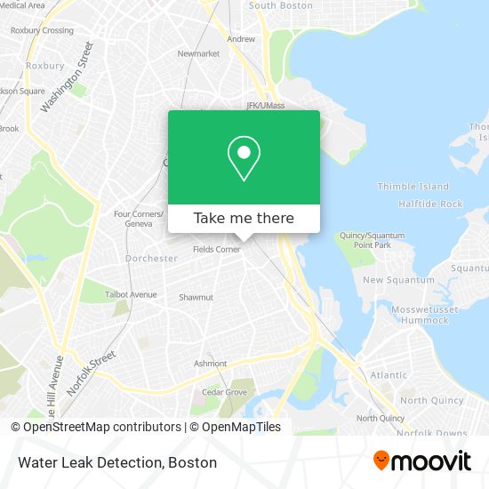 Mapa de Water Leak Detection