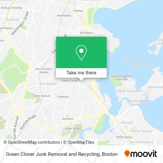 Green Clover Junk Removal and Recycling map