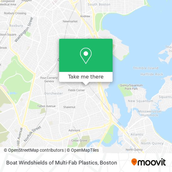 Mapa de Boat Windshields of Multi-Fab Plastics