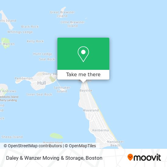 Daley & Wanzer Moving & Storage map