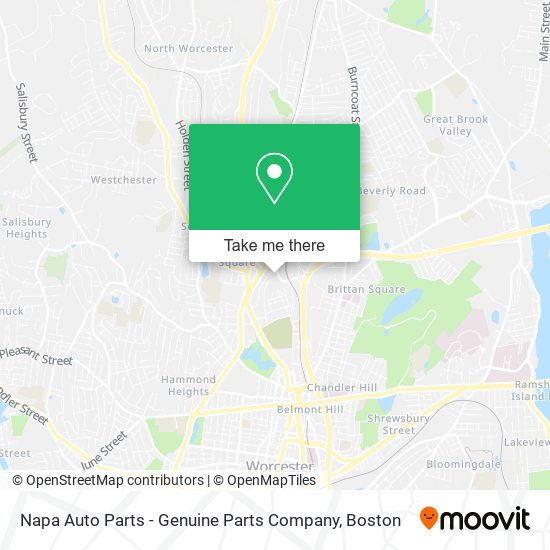 Napa Auto Parts - Genuine Parts Company map