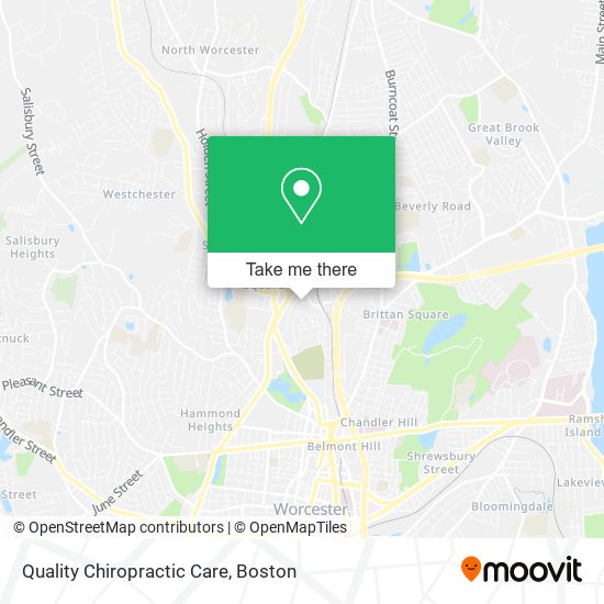 Quality Chiropractic Care map