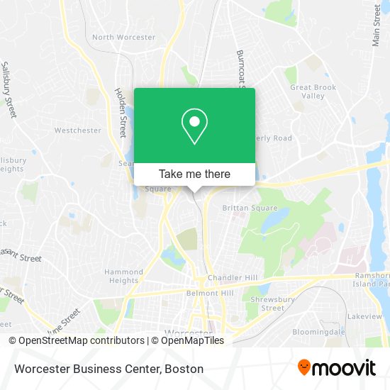 Worcester Business Center map