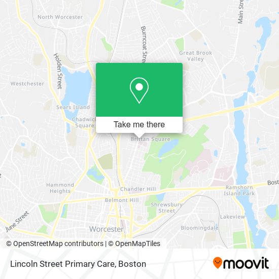 Lincoln Street Primary Care map