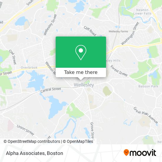 Alpha Associates map