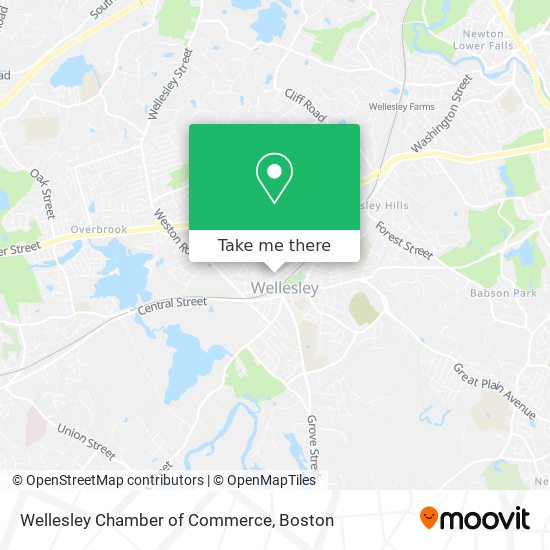 Mapa de Wellesley Chamber of Commerce