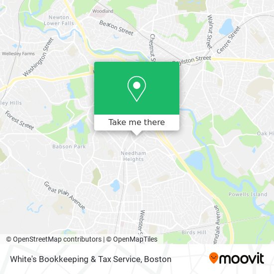 Mapa de White's Bookkeeping & Tax Service