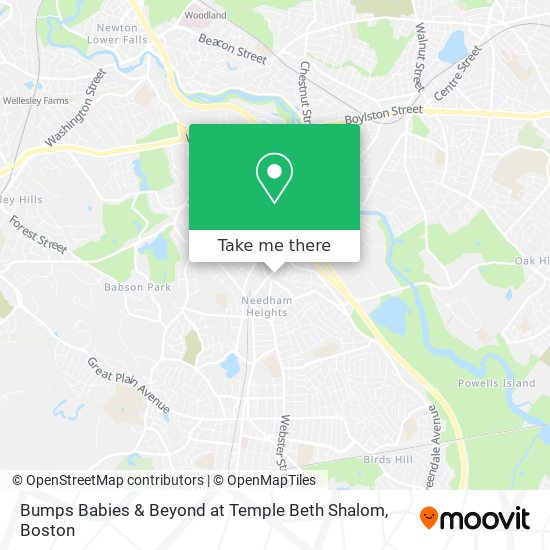 Mapa de Bumps Babies & Beyond at Temple Beth Shalom