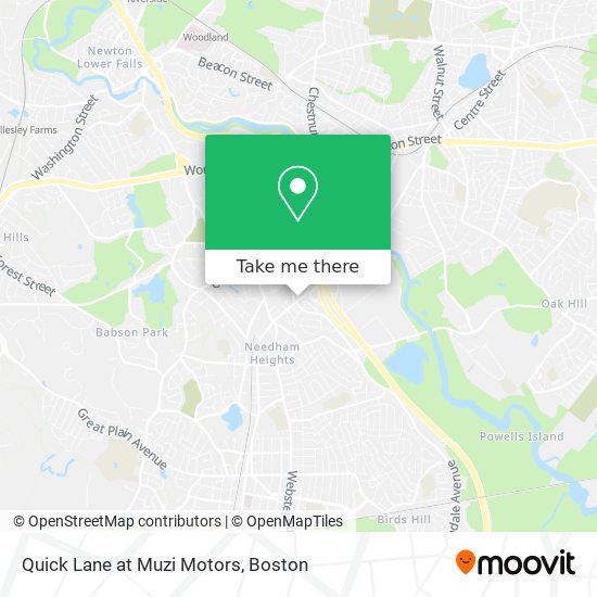 Quick Lane at Muzi Motors map