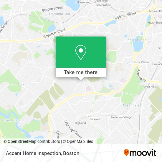 Accent Home Inspection map