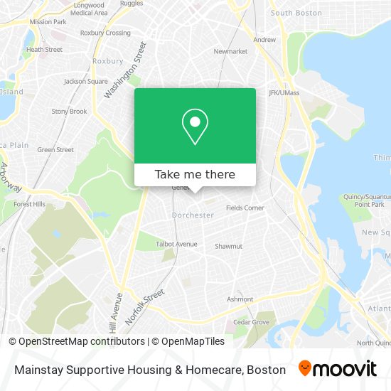 Mapa de Mainstay Supportive Housing & Homecare