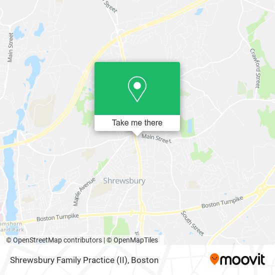 Shrewsbury Family Practice (II) map