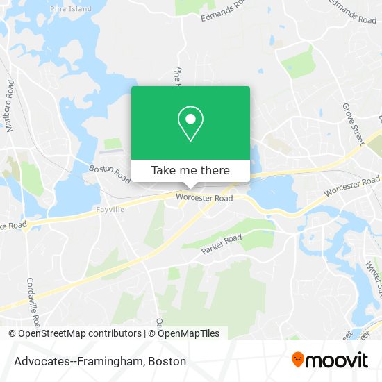 Advocates--Framingham map