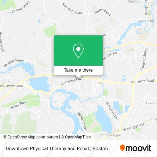 Mapa de Downtown Physical Therapy and Rehab
