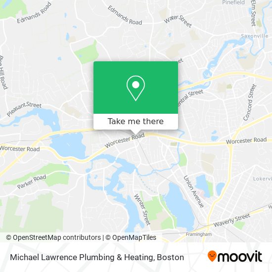 Mapa de Michael Lawrence Plumbing & Heating