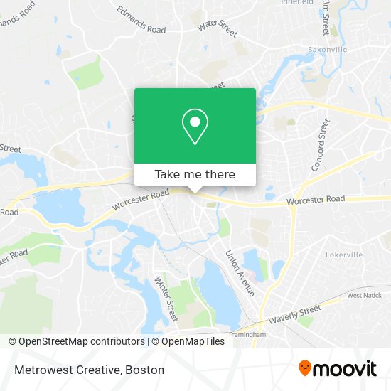Metrowest Creative map