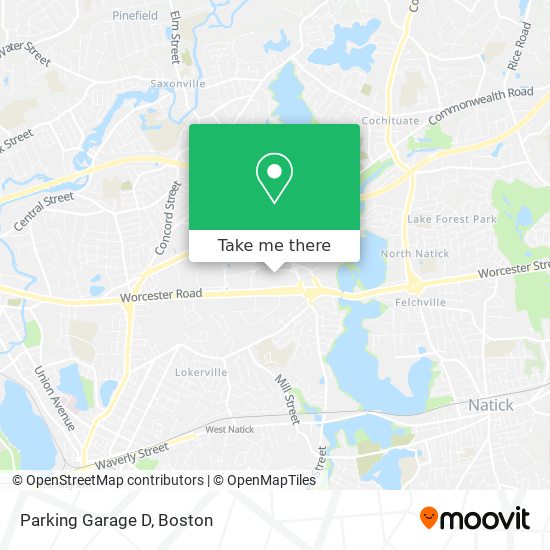 Parking Garage D map