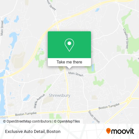 Exclusive Auto Detail map