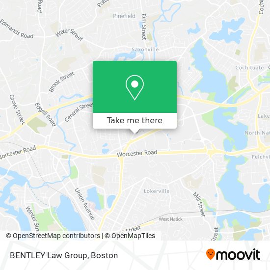 BENTLEY Law Group map