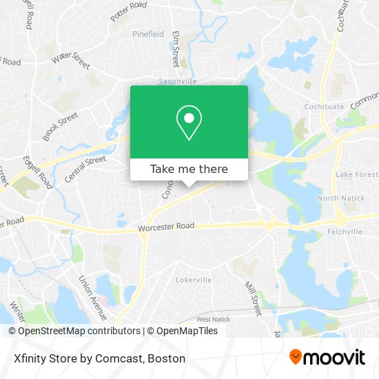 Xfinity Store by Comcast map