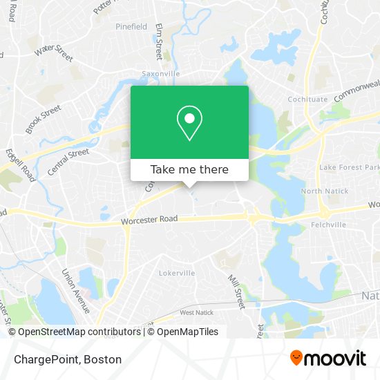 ChargePoint map