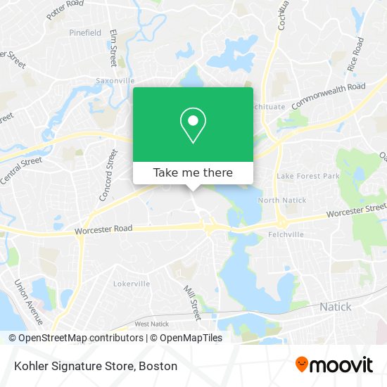 Mapa de Kohler Signature Store
