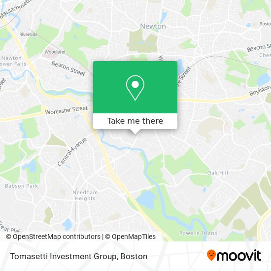 Mapa de Tomasetti Investment Group