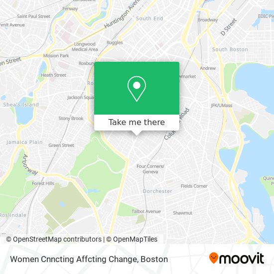 Women Cnncting Affcting Change map