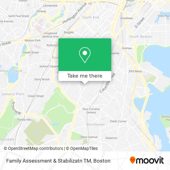 Family Assessment & Stabilizatn TM map