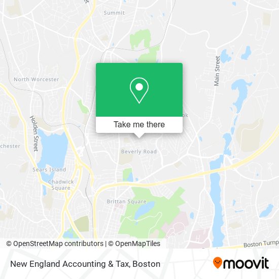 New England Accounting & Tax map