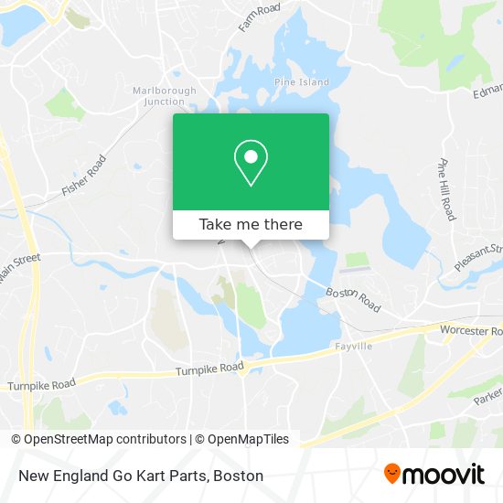 Mapa de New England Go Kart Parts