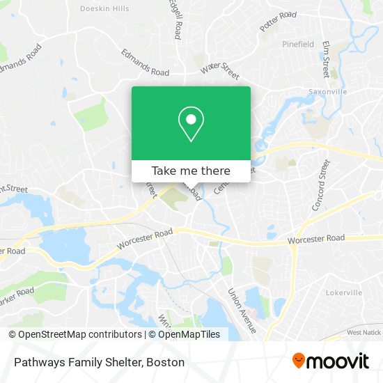 Pathways Family Shelter map