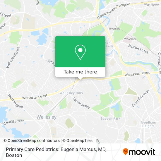 Primary Care Pediatrics: Eugenia Marcus, MD map