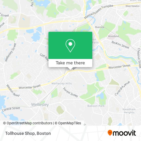 Tollhouse Shop map