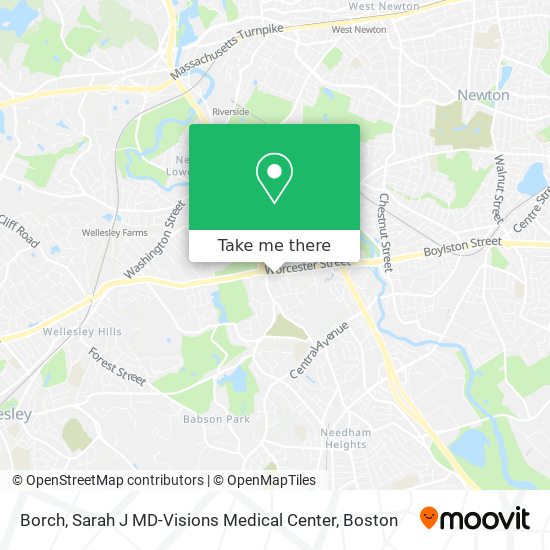 Borch, Sarah J MD-Visions Medical Center map