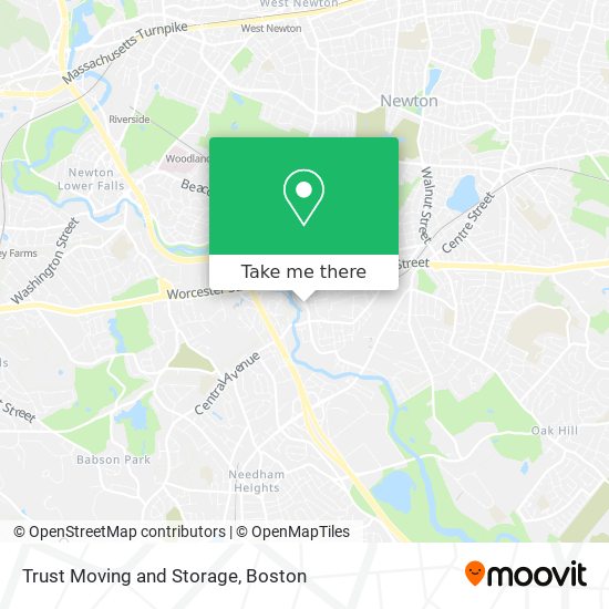 Trust Moving and Storage map