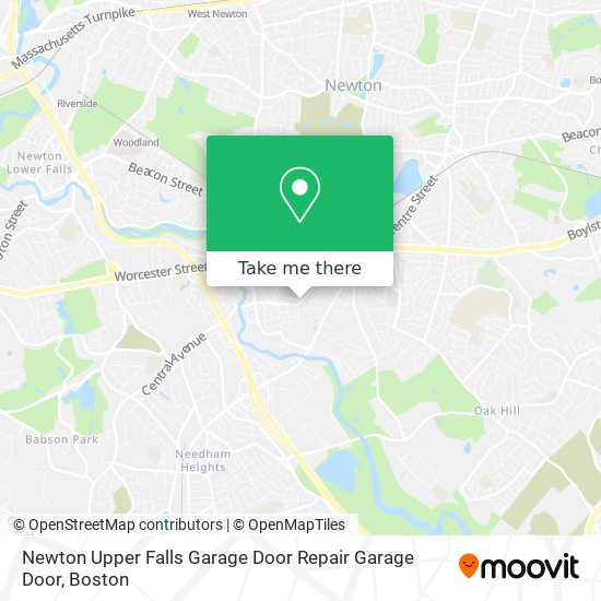 Newton Upper Falls Garage Door Repair Garage Door map