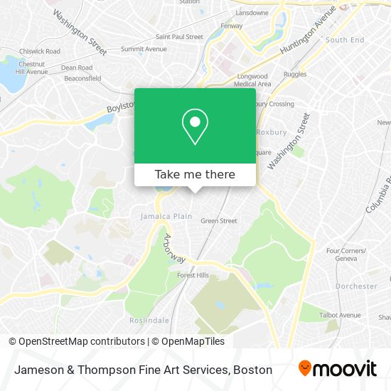 Mapa de Jameson & Thompson Fine Art Services