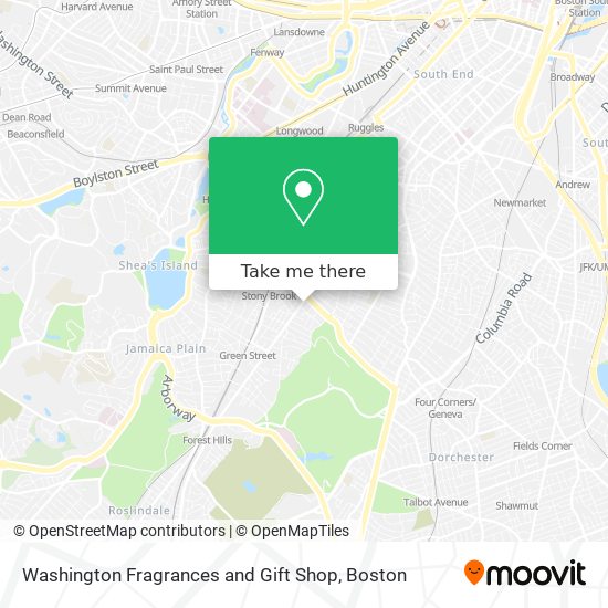 Washington Fragrances and Gift Shop map