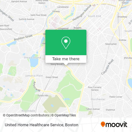 United Home Healthcare Service map