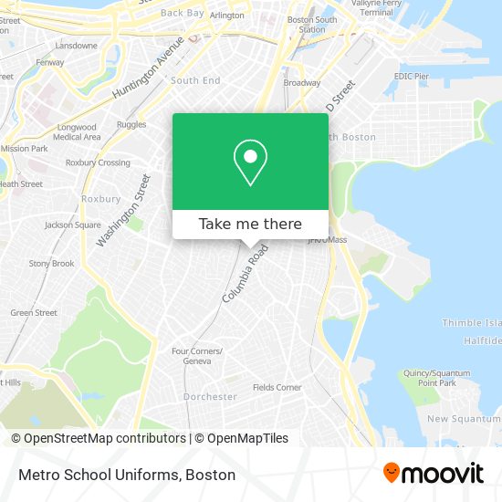 Metro School Uniforms map